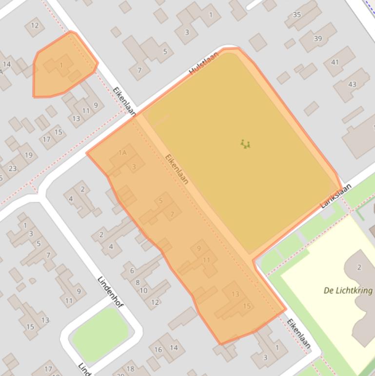 Kaart van postcodegebied 9471RN.