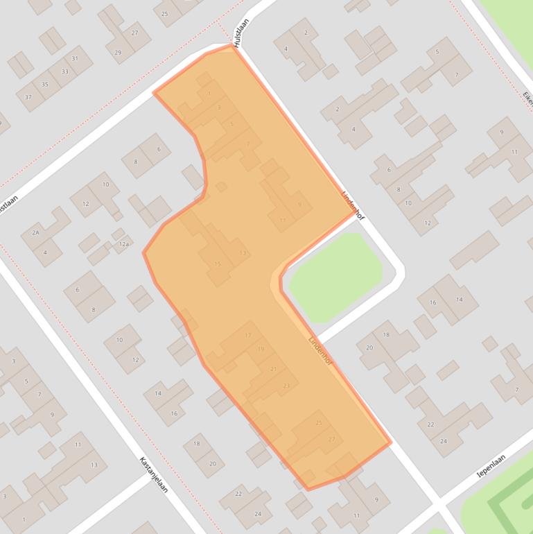 Kaart van postcodegebied 9471RT.