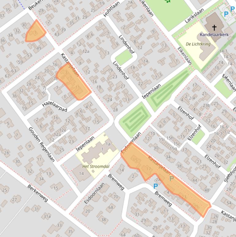 Kaart van postcodegebied 9471RW.