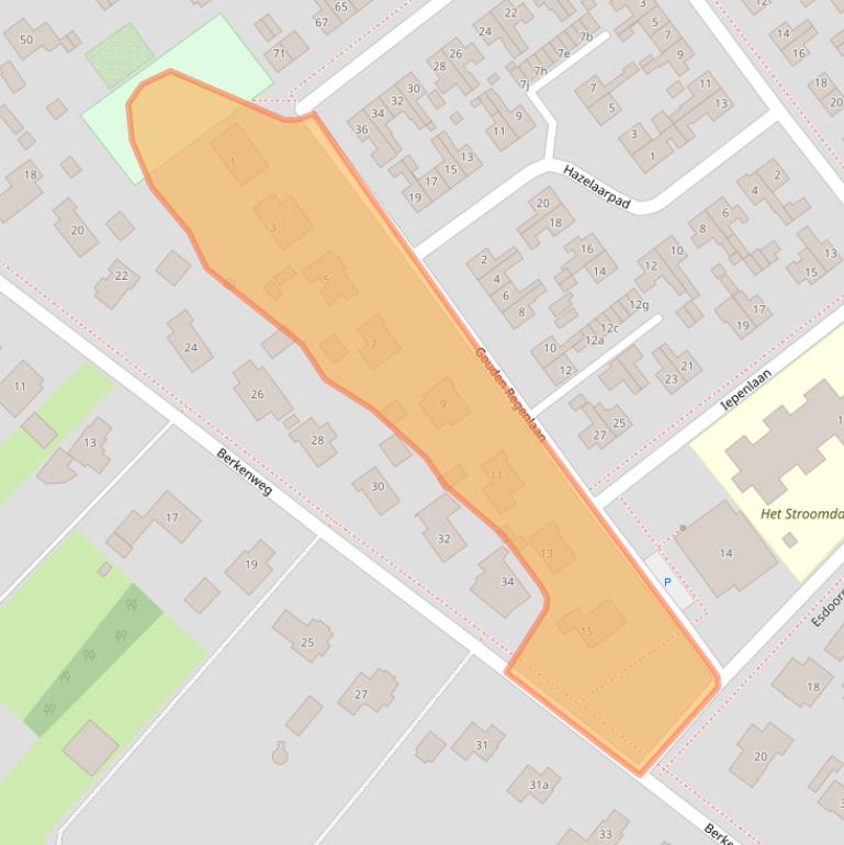 Kaart van postcodegebied 9471SC.