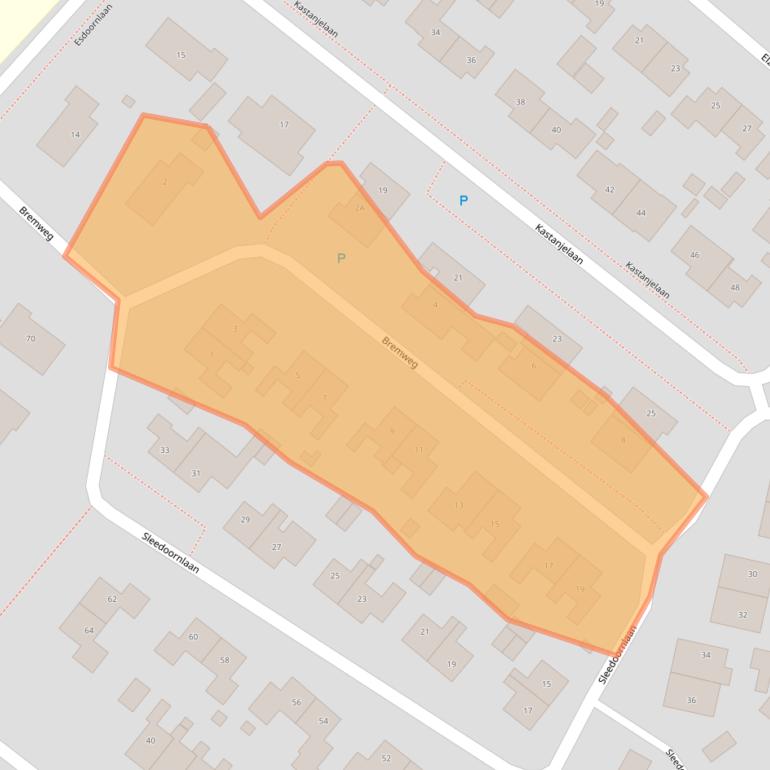 Kaart van postcodegebied 9471SJ.