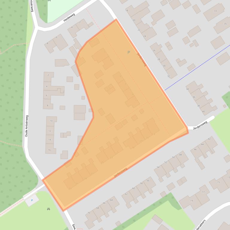 Kaart van postcodegebied 9472PE.