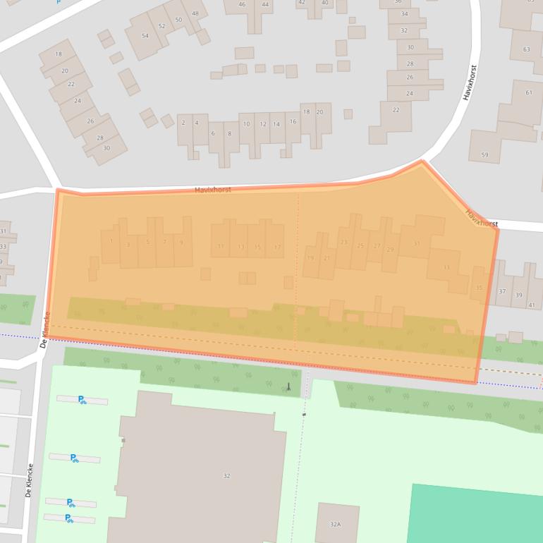 Kaart van postcodegebied 9472RK.