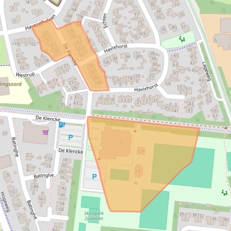 Kaart van postcodegebied 9472RN.