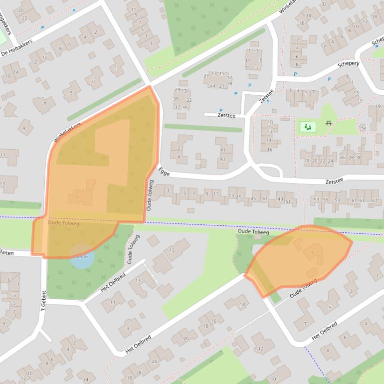 Kaart van postcodegebied 9472TA.