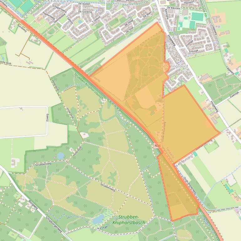 Kaart van postcodegebied 9472TC.