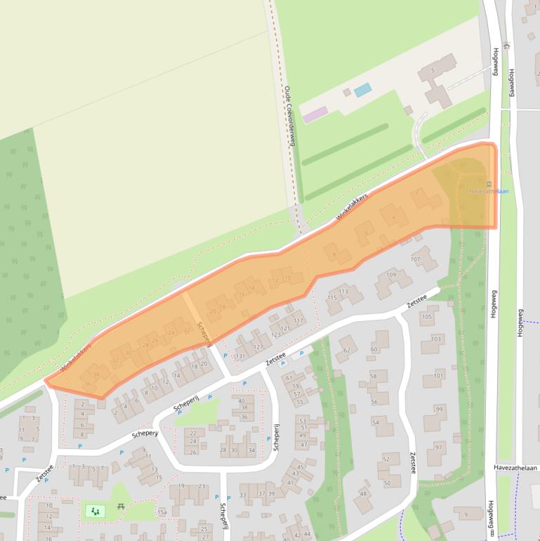 Kaart van postcodegebied 9472VL.