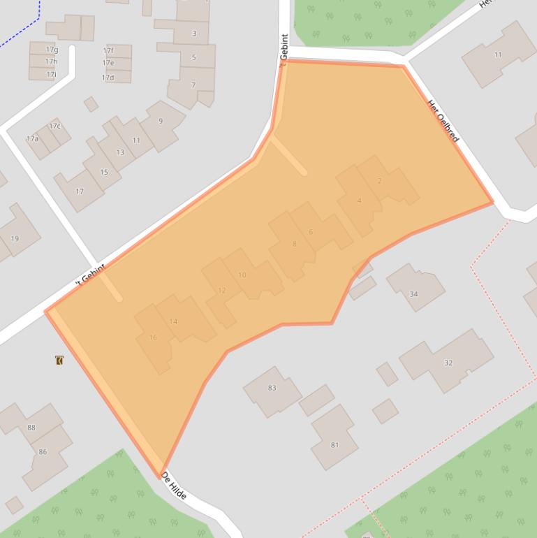 Kaart van postcodegebied 9472WR.