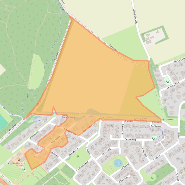 Kaart van postcodegebied 9472ZP.