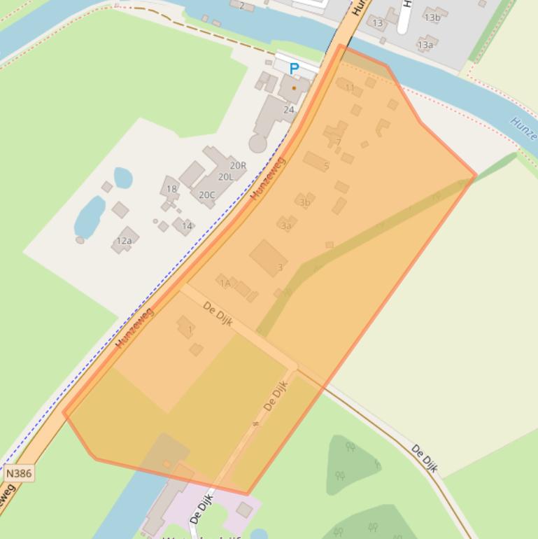 Kaart van postcodegebied 9473TA.