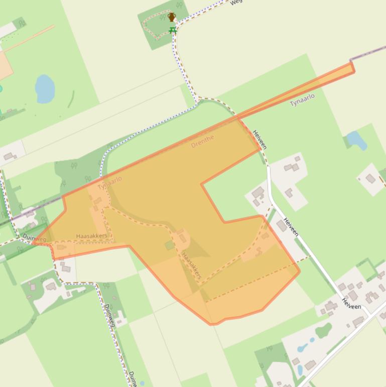 Kaart van postcodegebied 9475PJ.