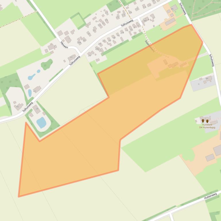 Kaart van postcodegebied 9475PM.