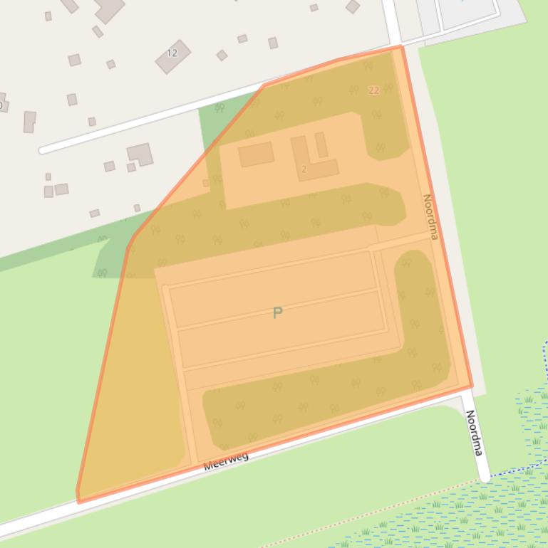 Kaart van postcodegebied 9475TH.