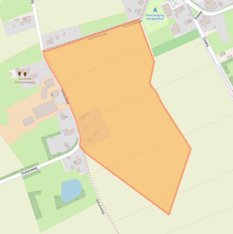 Kaart van postcodegebied 9475TP.