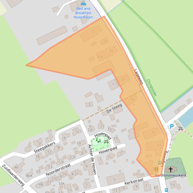 Kaart van postcodegebied 9479PA.