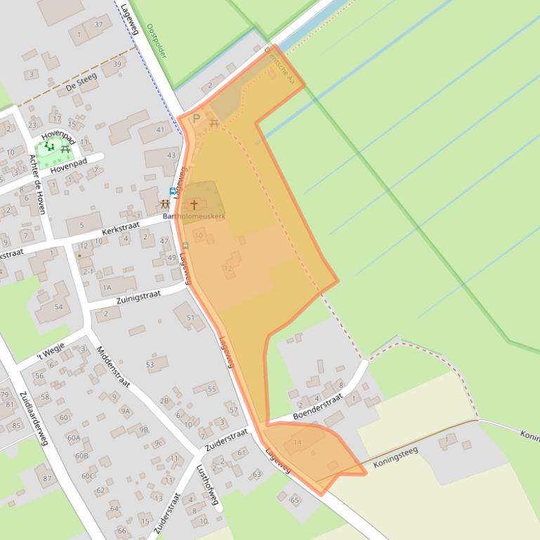 Kaart van postcodegebied 9479PC.