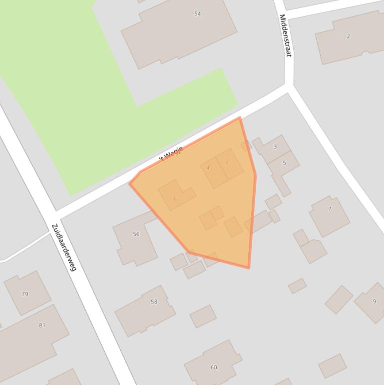 Kaart van postcodegebied 9479PN.