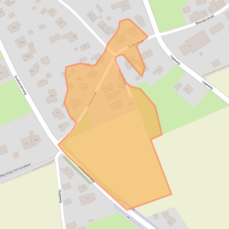 Kaart van postcodegebied 9479PP.