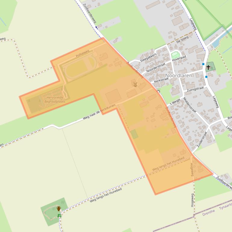 Kaart van postcodegebied 9479PR.