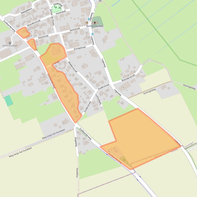 Kaart van postcodegebied 9479PS.