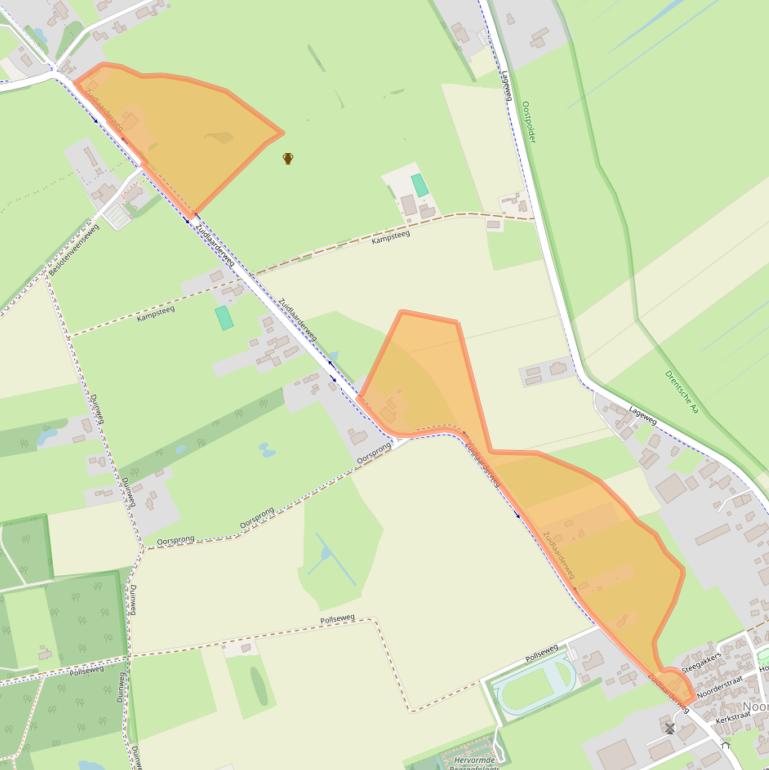 Kaart van postcodegebied 9479TJ.