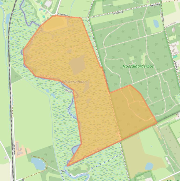 Kaart van postcodegebied 9479TK.