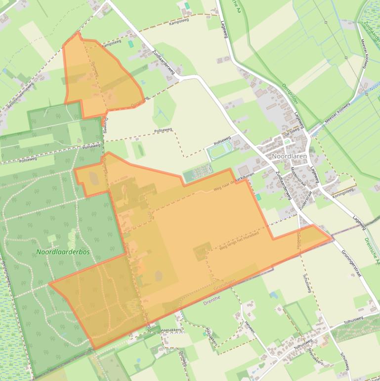 Kaart van postcodegebied 9479TM.