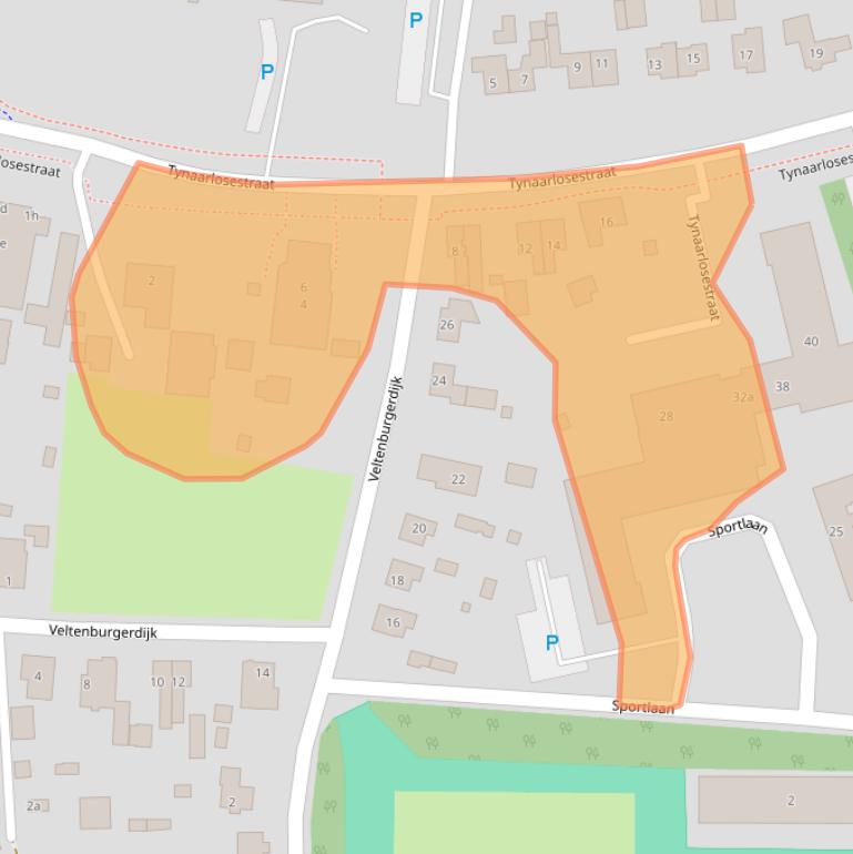 Kaart van postcodegebied 9481AC.