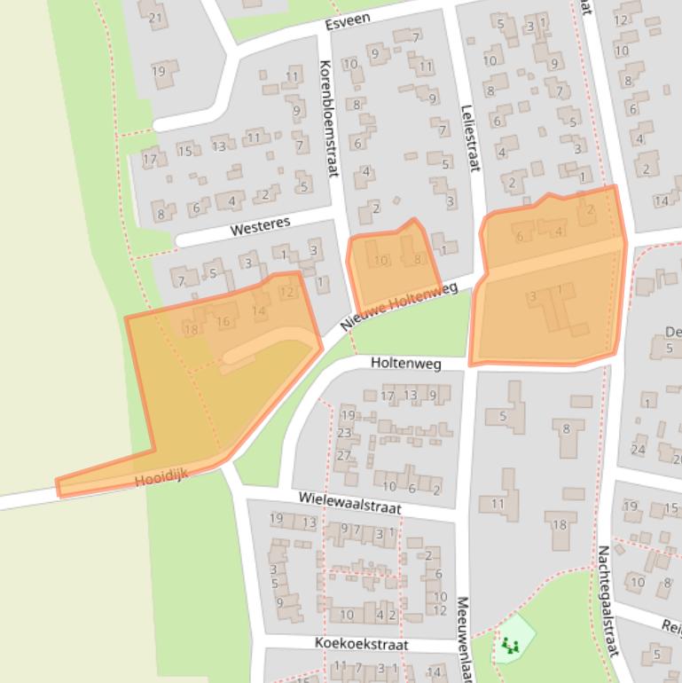 Kaart van postcodegebied 9481CM.