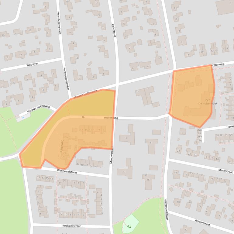 Kaart van postcodegebied 9481CN.