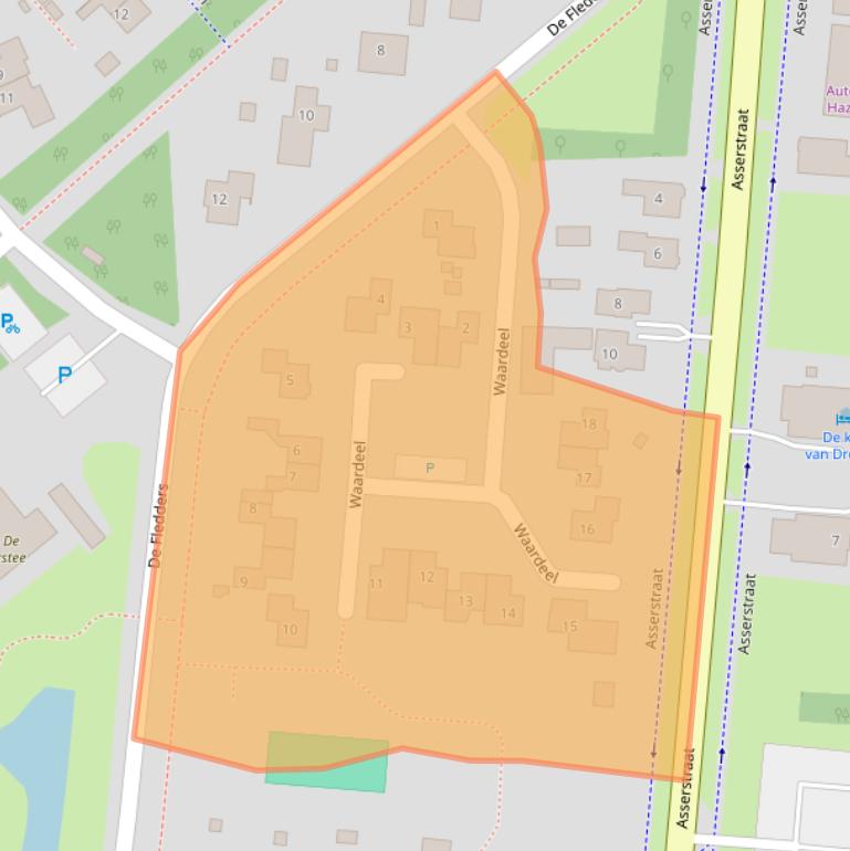 Kaart van postcodegebied 9481GC.