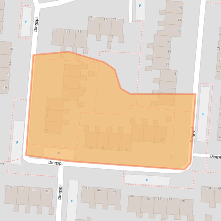 Kaart van postcodegebied 9481GG.