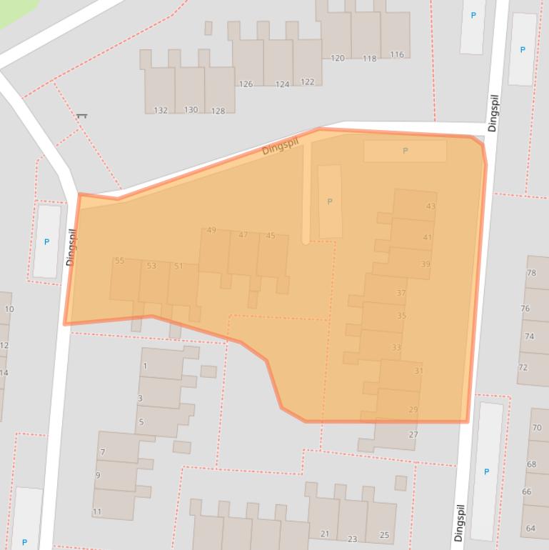 Kaart van postcodegebied 9481GH.