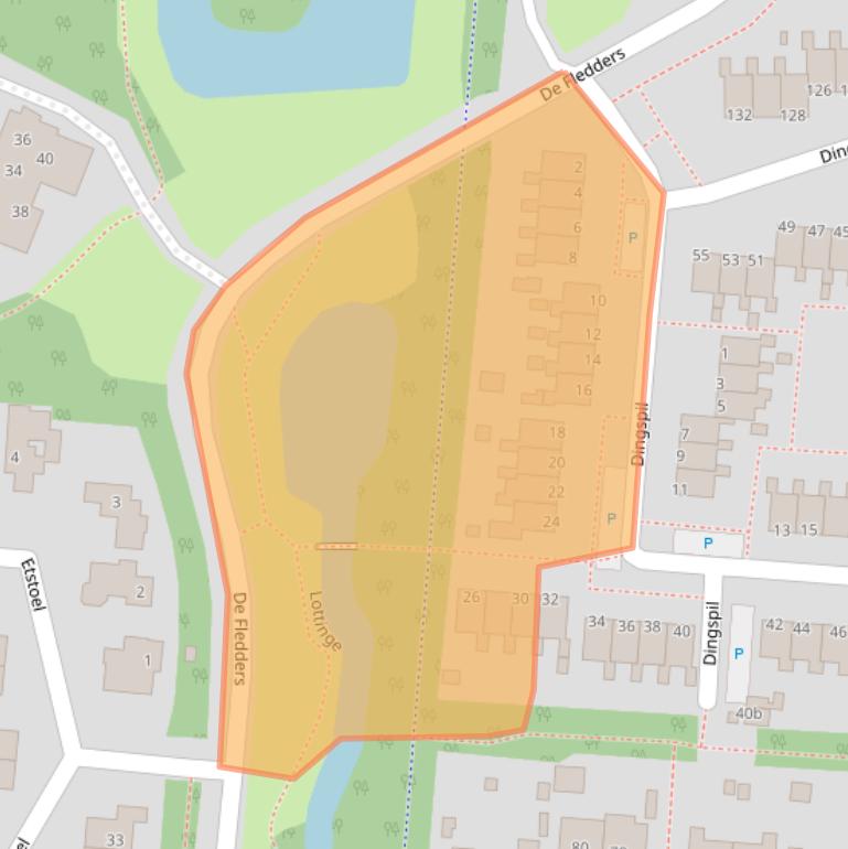 Kaart van postcodegebied 9481GJ.
