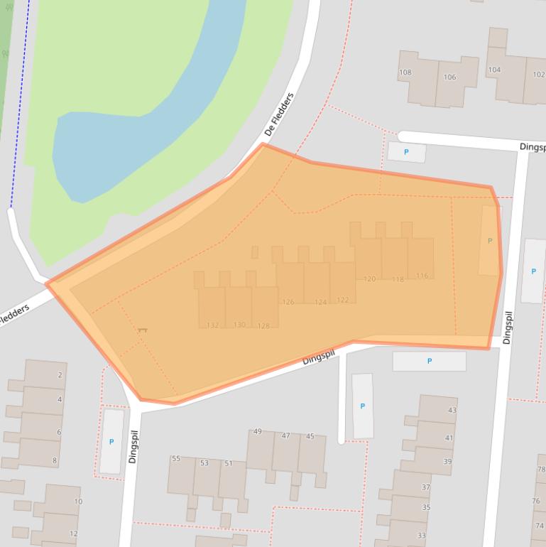 Kaart van postcodegebied 9481GM.