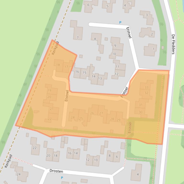 Kaart van postcodegebied 9481GP.