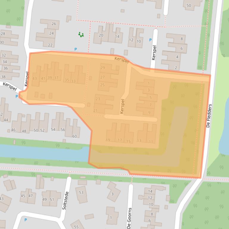 Kaart van postcodegebied 9481GS.
