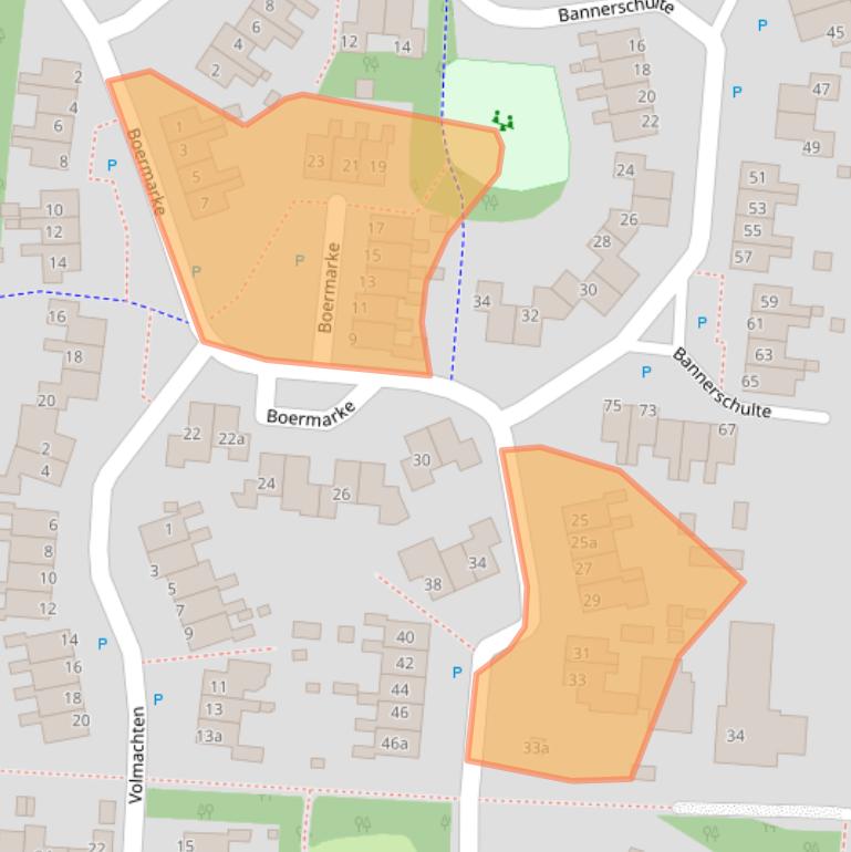 Kaart van postcodegebied 9481HC.