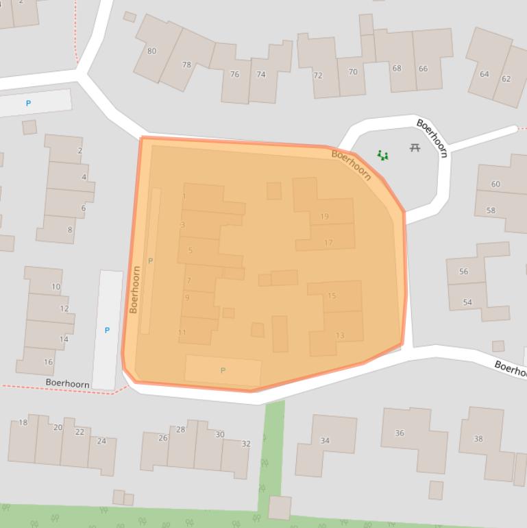 Kaart van postcodegebied 9481HG.