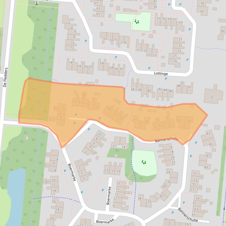 Kaart van postcodegebied 9481HT.