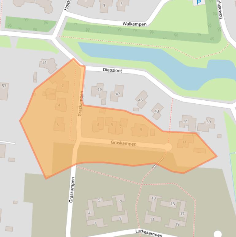 Kaart van postcodegebied 9481JR.