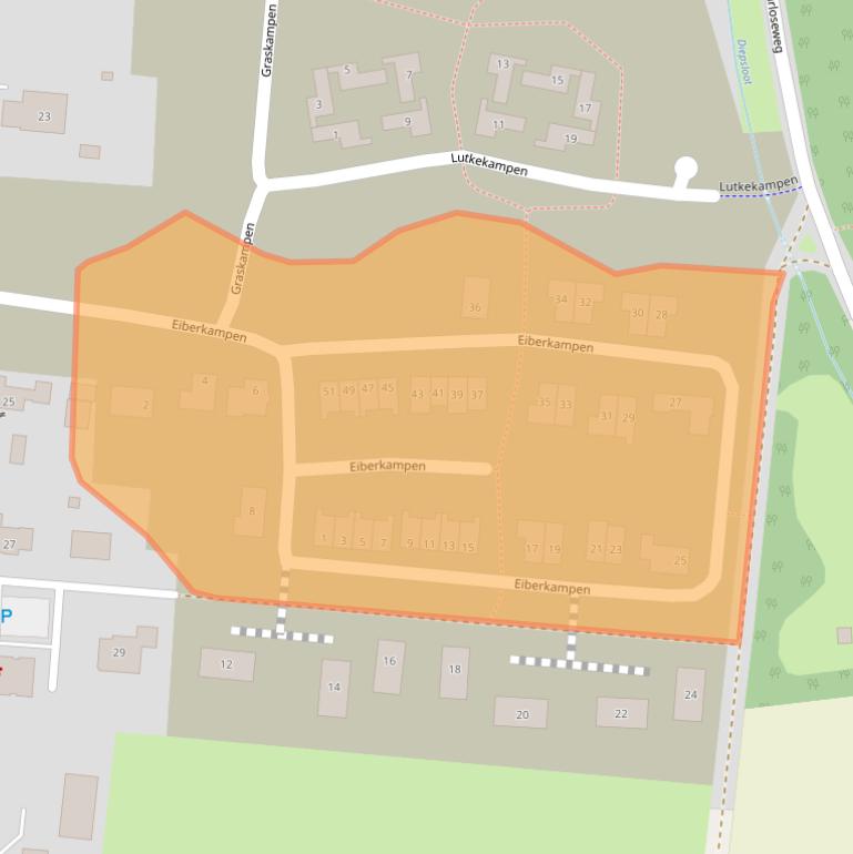 Kaart van postcodegebied 9481JX.