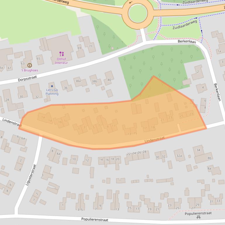 Kaart van postcodegebied 9482PR.