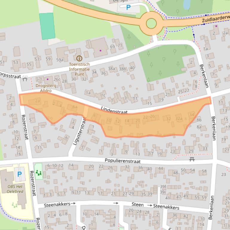 Kaart van postcodegebied 9482PS.