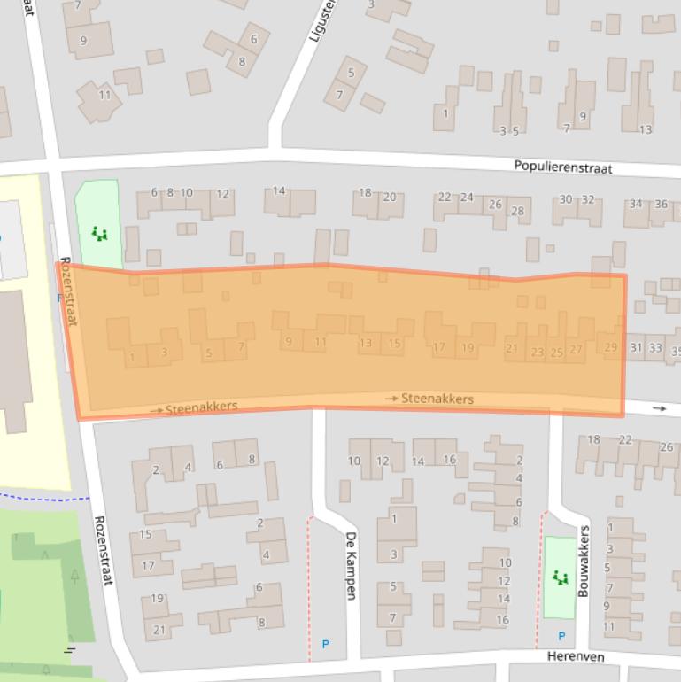 Kaart van postcodegebied 9482RA.