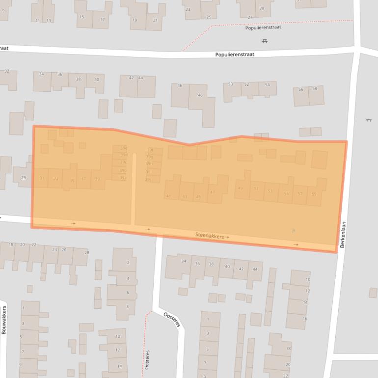 Kaart van postcodegebied 9482RB.