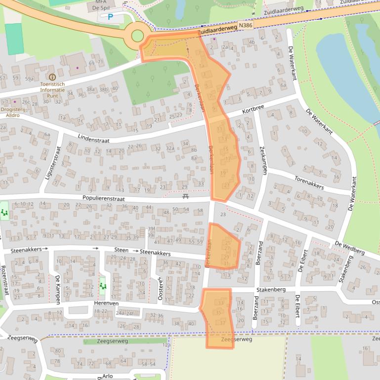 Kaart van postcodegebied 9482RK.