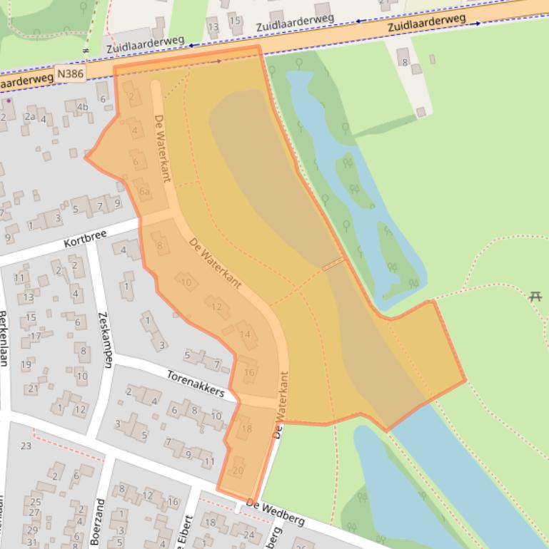 Kaart van postcodegebied 9482RN.