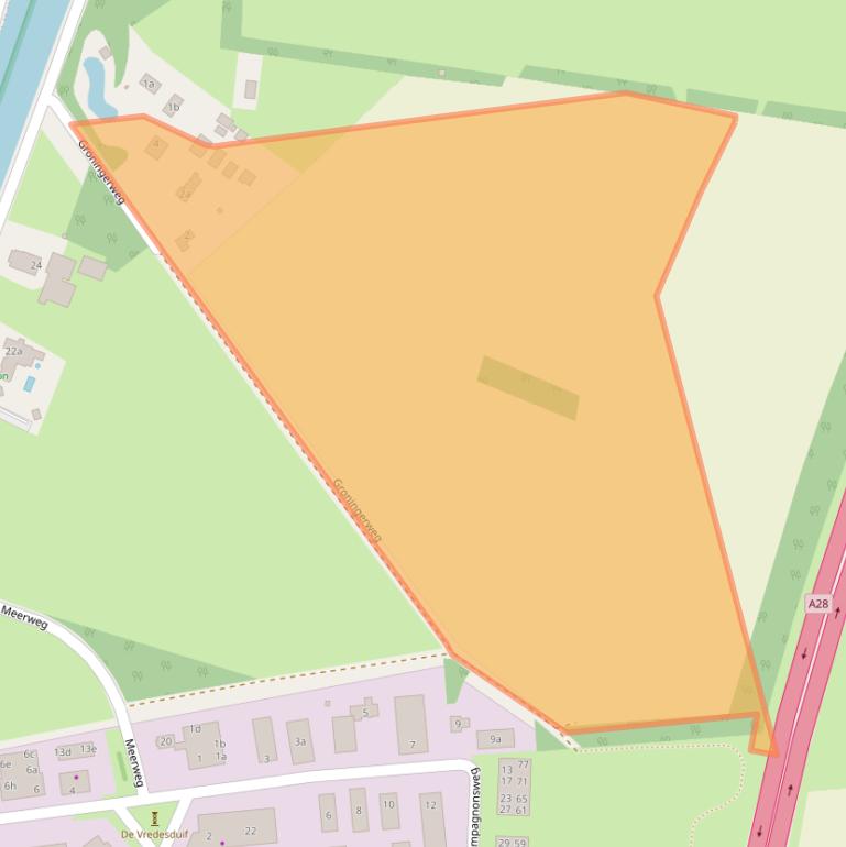 Kaart van postcodegebied 9482TH.