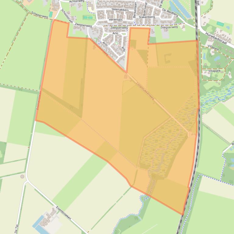 Kaart van postcodegebied 9482VD.